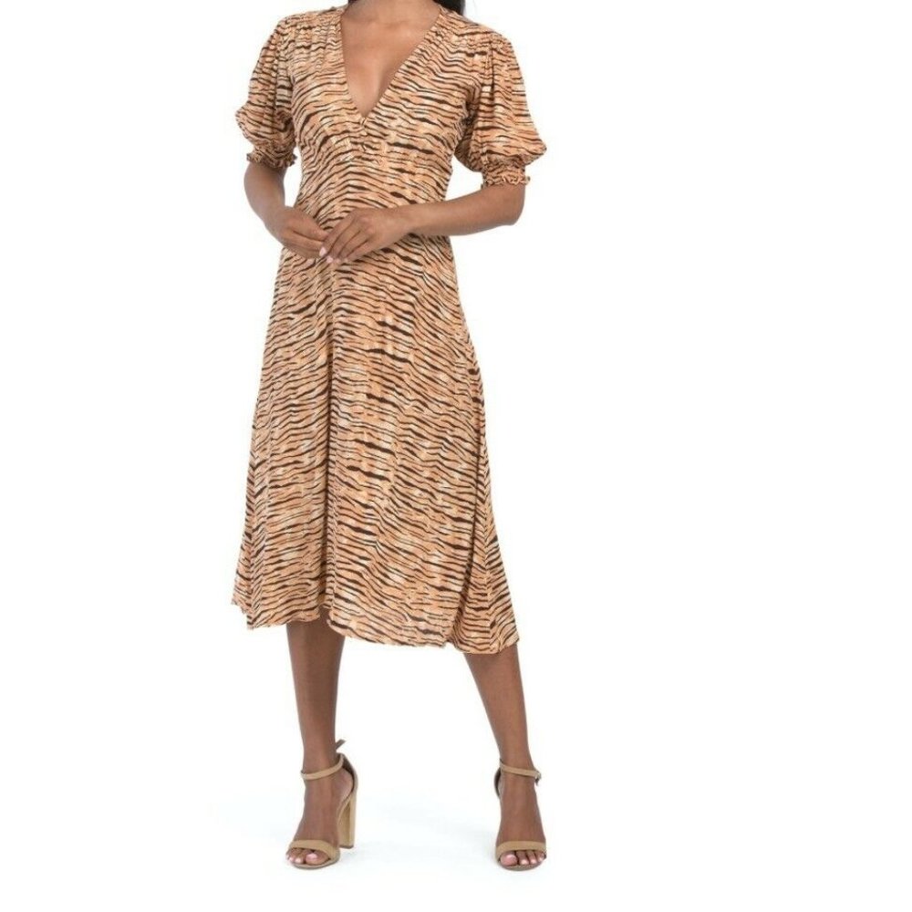 Faithfull The Brand Marie Louise Wyldie Midi Dress